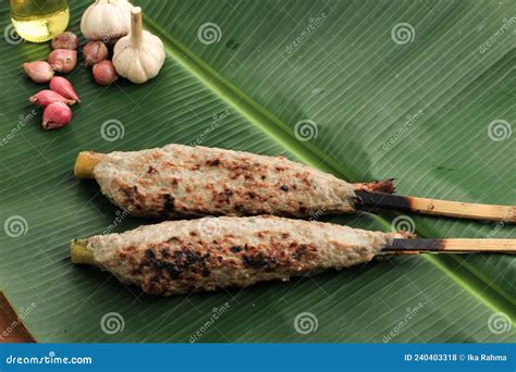 Sate Bandeng: Traditional Cuisine from Banten, Indonesia. Stock Photo - Image of restaurant ...