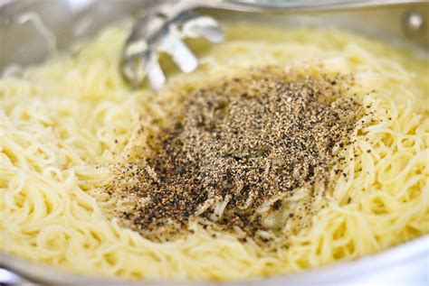 capellini with cheese & black pepper | capellini with cheese… | Flickr