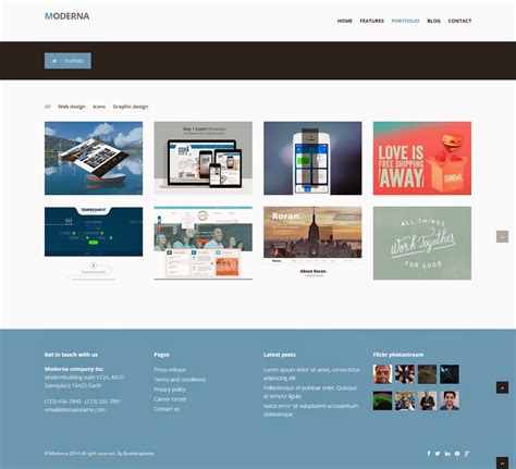 Responsive website templates free download