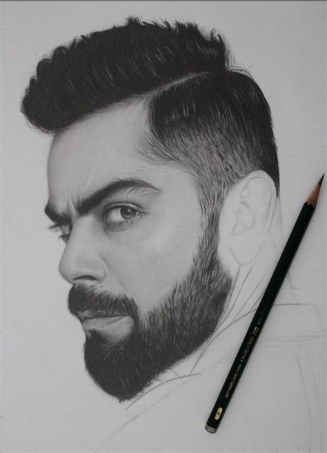 My Pencil Drawing of virat kohli : r/Cricket