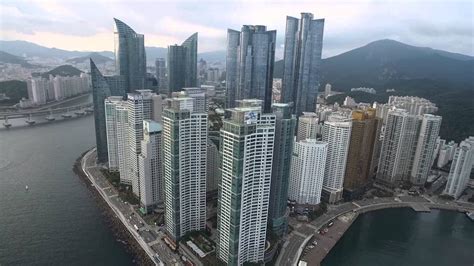 Busan haeundae marine city with DJI INSPIRE 1 - YouTube