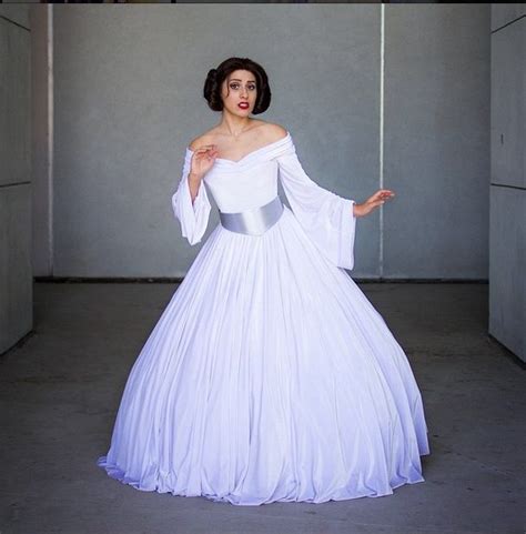 star wars princess leia wedding dress - Cinderella Mccallister