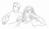 Husband Wife Coloring Pictures Stock Illustrations – 382  sketch template