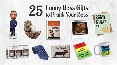 25 Funny Boss Gifts to Prank Your Boss