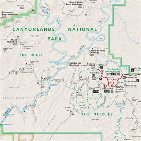 Canyonlands National Park Map – Map Of The World