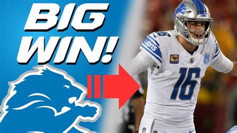 Detroit Lions WIN! Beat The Chiefs And SHOCK The NFL - YouTube