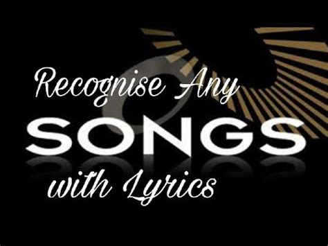 Recognize a song with music - YouTube