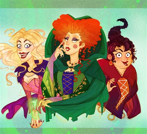 ArtStation - Hocus Pocus - Sanderson Sisters