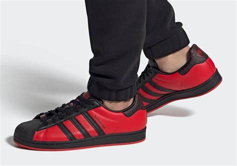 adidas Superstar “Miles Morales” Core Black/Core Black-Red – Sneaker Novel