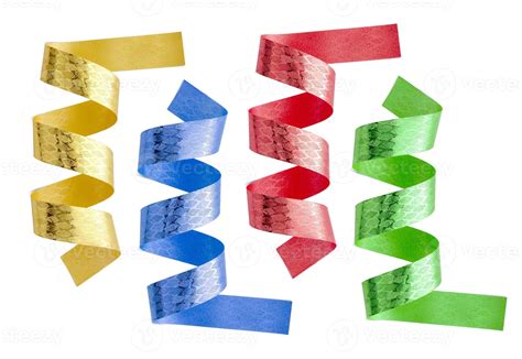 Set of color ribbons Isolated on white background 13844040 Stock Photo ...