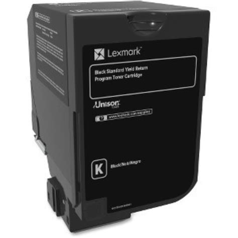 Lexmark CS720, CS725, CX725 Black Standard Yield Return Program Toner ...