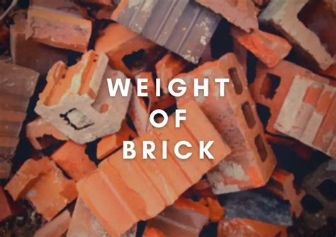 Average Weight of Bricks (With Example)