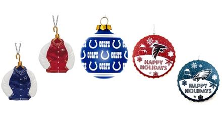 Forever Collectibles NFL Christmas Ornaments | Groupon