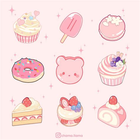 Pastel Cute Aesthetic Drawings Food - Garotas Sensa