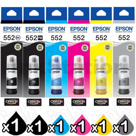 Epson EcoTank Photo ET-8550 Ink Cartridges - Ink Station