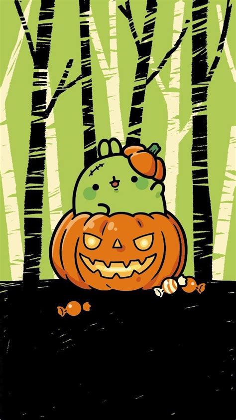 Pin by ? ? on 壁纸 | Molang wallpaper, Halloween wallpaper cute, Cute halloween drawings