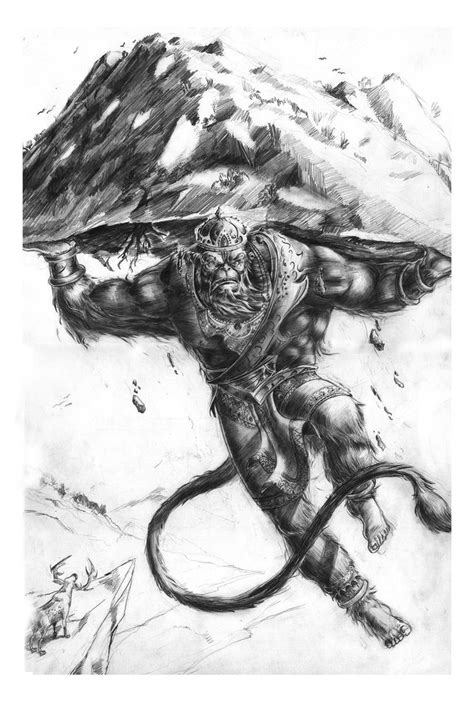 Sketch Hanuman by toonrama on DeviantArt