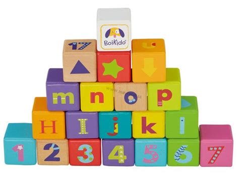 Boikido Wooden ABC Cubes (28-Piece) - Little Rebel Global