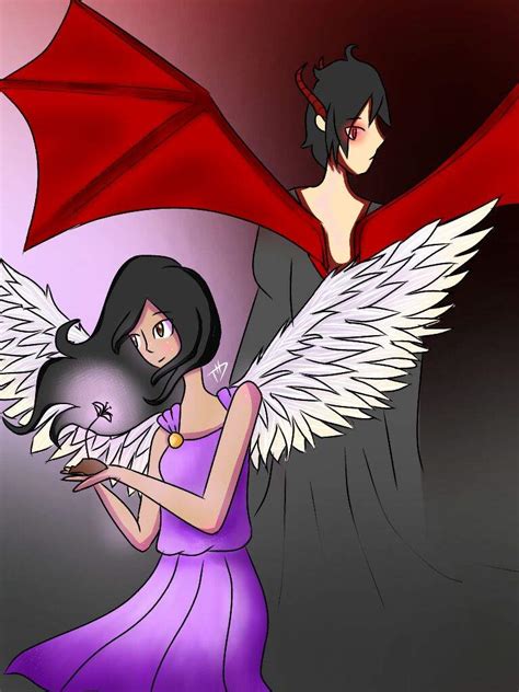 The angel and devil | Aphmau Amino