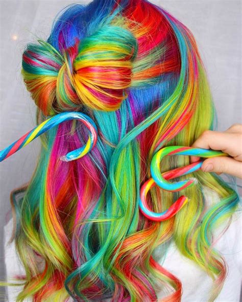 Rainbow Hair: 30 Crazy Rainbow Hair Color Inspirations