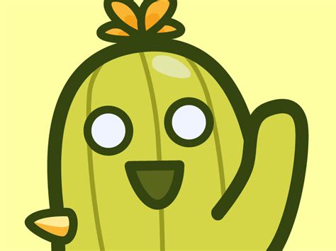 Cactus Discord Emoji by kaeveo on Dribbble