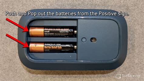 How to replace batteries on your Surface Mobile Mouse