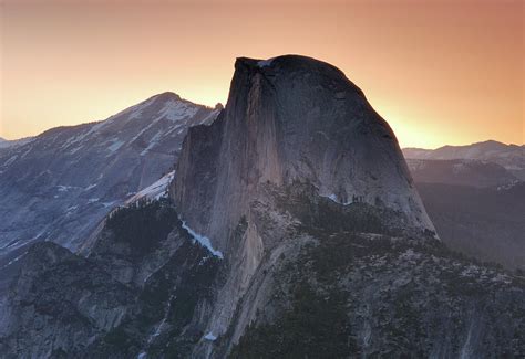 Half Dome With Sunrise Photograph by David Kiene - Fine Art America