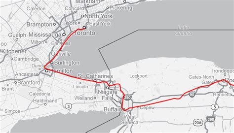 Map: The train route from New York to Toronto - The Globe and Mail