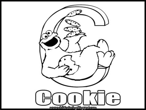 Sesame Street Alphabet Coloring Pages - Coloring Home