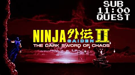 Ninja Gaiden II NES speedrun in 11:12 by Finny - YouTube