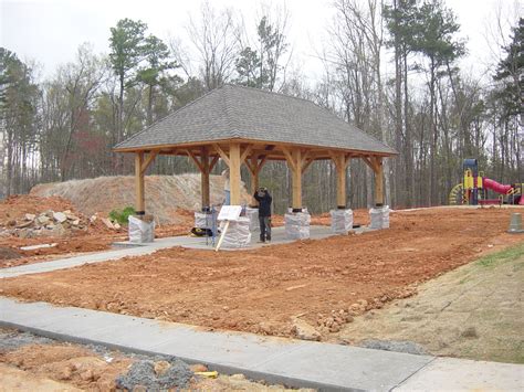 Park Picnic Shelter & Playground | Camps Construction