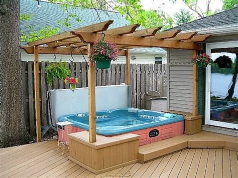 65 Epic Hot Tub Deck Plans - Backyard Boss