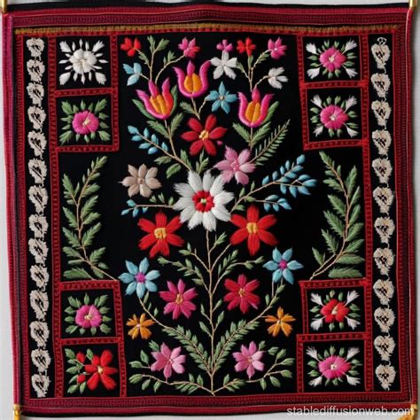 Palestinian Embroidery Art | Stable Diffusion Online