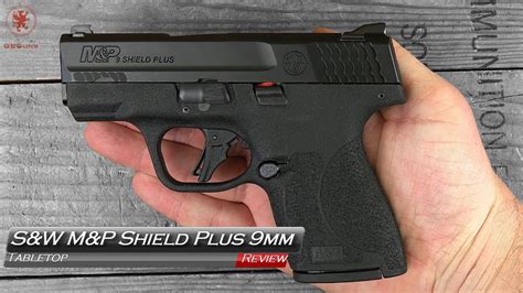 S&W M&P Shield Plus 9mm Tabletop Review and Field Strip - YouTube