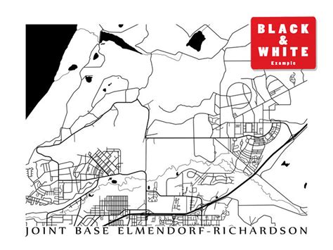 Joint Base Elmendorf-richardson Anchorage Alaska Map - Etsy