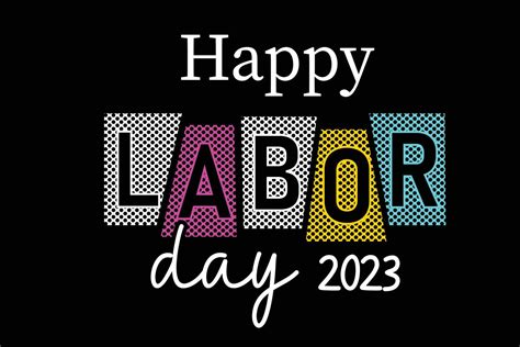 Happy labor day 2023 typography t shirt design 14977277 Vector Art at Vecteezy