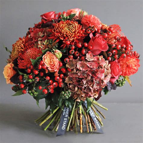 Luxury Autumnal Hydrangea Bouquet | Same Day Flower Delivery London