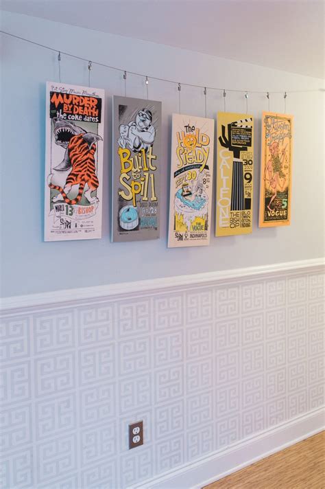 Katie & Patrick’s Renovated Former Foreclosure | Diy poster frame, Hanging posters, Home decor hacks