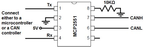 How to Build a CAN Transceiver Circuit with an MCP2551