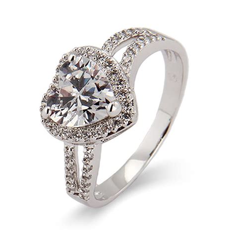 Beautiful Heart CZ Promise Ring | Eve's Addiction®