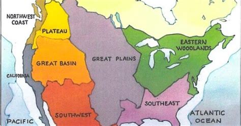 Room 34 U.S. History: Map of Native American Cultural Regions