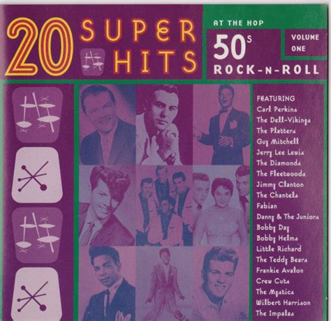 20 Super Hits, 50s Rock-N-Roll, Volume One, At The Hop (1997, CD) | Discogs