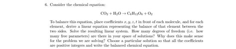 Answered: 6. Consider the chemical equation: CO2… | bartleby