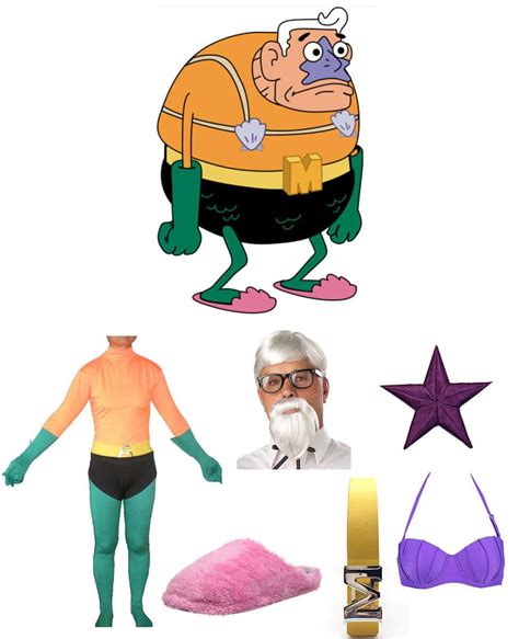 Mermaid Man Costume | Carbon Costume | DIY Dress-Up Guides for Cosplay & Halloween