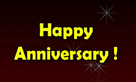 Happy Wedding Anniversary Gleaming Hearts GIF | GIFDB.com