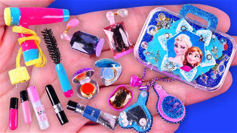 30 DIY Miniature Barbie Makeup Kit~ Lipstick, Eyeshadow Palette ...