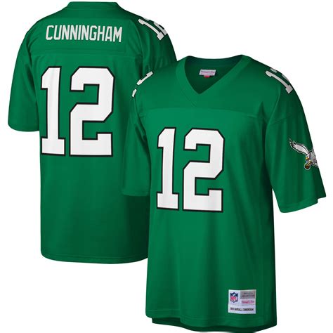 Randall Cunningham Philadelphia Eagles Mitchell & Ness Legacy Replica Jersey - Kelly Green ...