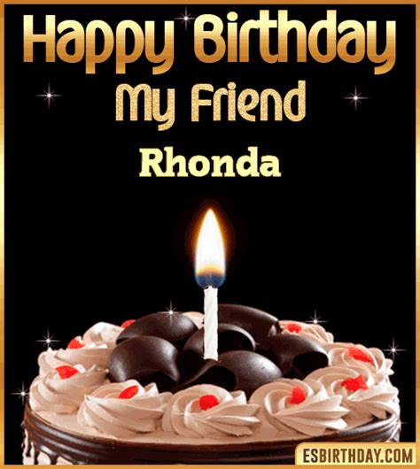 Happy Birthday Rhonda GIF 🎂 Images Animated Wishes【28 GiFs】