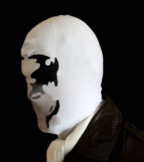 Rorschach mask with REAL moving inkblots