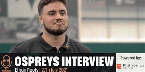 "I THINK THE CLUB IS HEADING IN A GOOD DIRECTION!" | Ethan Roots Interview | Ospreys